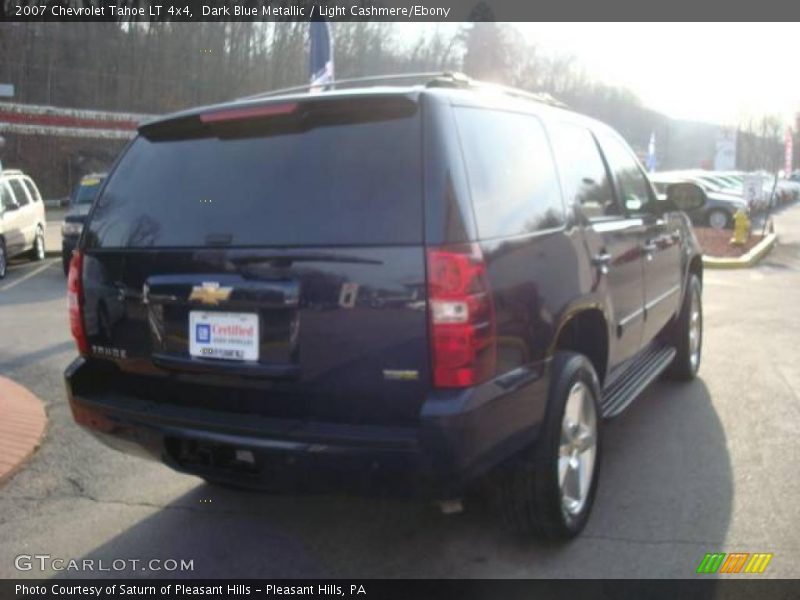 Dark Blue Metallic / Light Cashmere/Ebony 2007 Chevrolet Tahoe LT 4x4