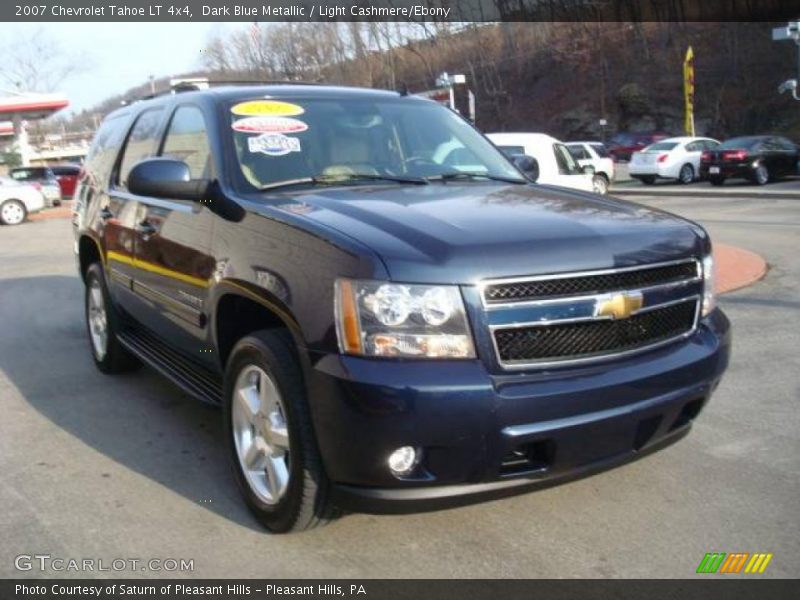 Dark Blue Metallic / Light Cashmere/Ebony 2007 Chevrolet Tahoe LT 4x4
