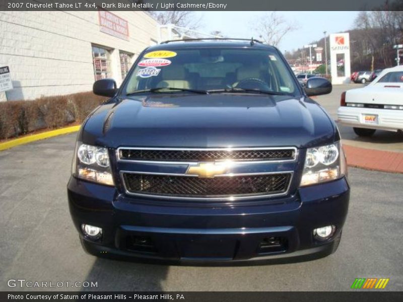 Dark Blue Metallic / Light Cashmere/Ebony 2007 Chevrolet Tahoe LT 4x4