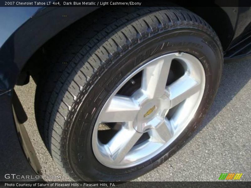 Dark Blue Metallic / Light Cashmere/Ebony 2007 Chevrolet Tahoe LT 4x4
