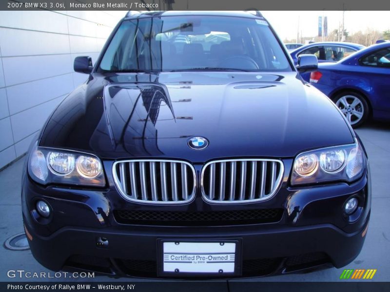Monaco Blue Metallic / Tobacco 2007 BMW X3 3.0si