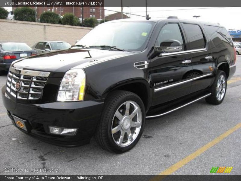 Black Raven / Ebony 2008 Cadillac Escalade ESV AWD
