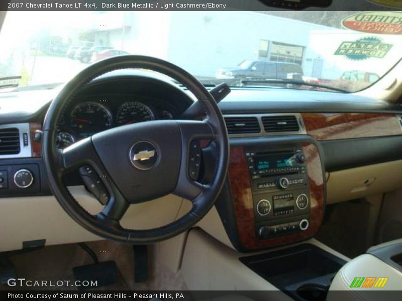 Dark Blue Metallic / Light Cashmere/Ebony 2007 Chevrolet Tahoe LT 4x4