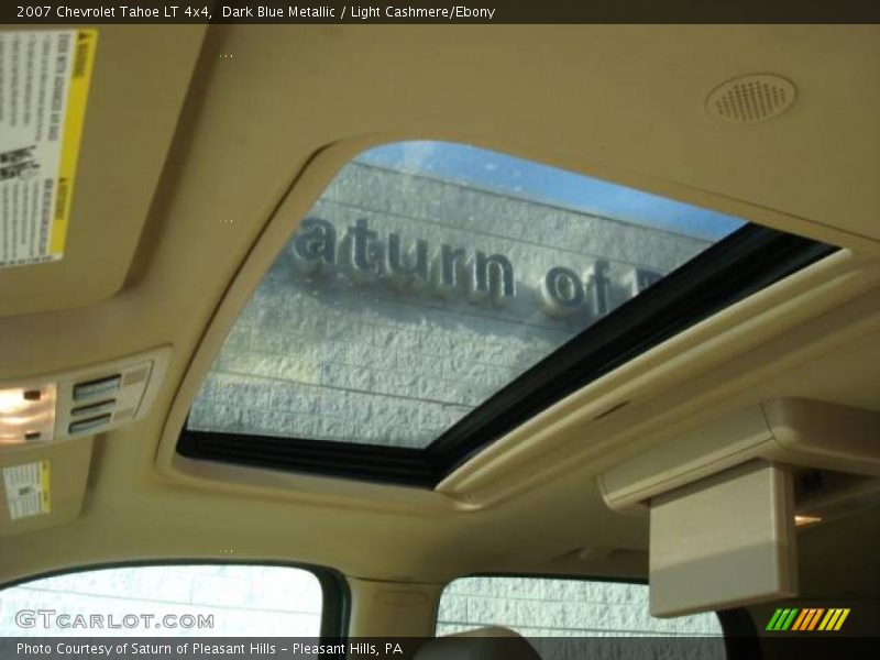 Dark Blue Metallic / Light Cashmere/Ebony 2007 Chevrolet Tahoe LT 4x4
