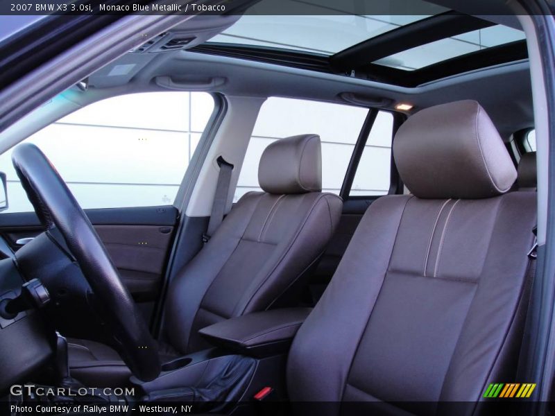 Monaco Blue Metallic / Tobacco 2007 BMW X3 3.0si