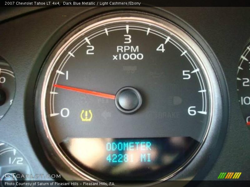 Dark Blue Metallic / Light Cashmere/Ebony 2007 Chevrolet Tahoe LT 4x4