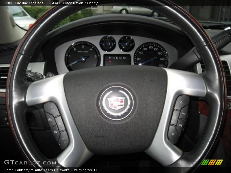 Black Raven / Ebony 2008 Cadillac Escalade ESV AWD
