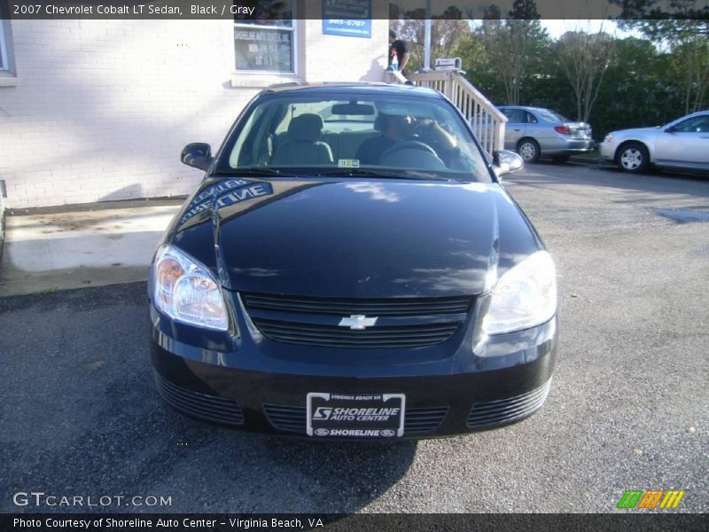 Black / Gray 2007 Chevrolet Cobalt LT Sedan