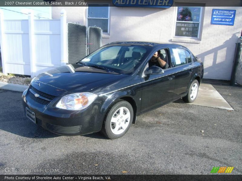 Black / Gray 2007 Chevrolet Cobalt LT Sedan