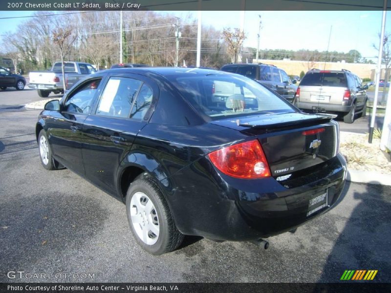 Black / Gray 2007 Chevrolet Cobalt LT Sedan