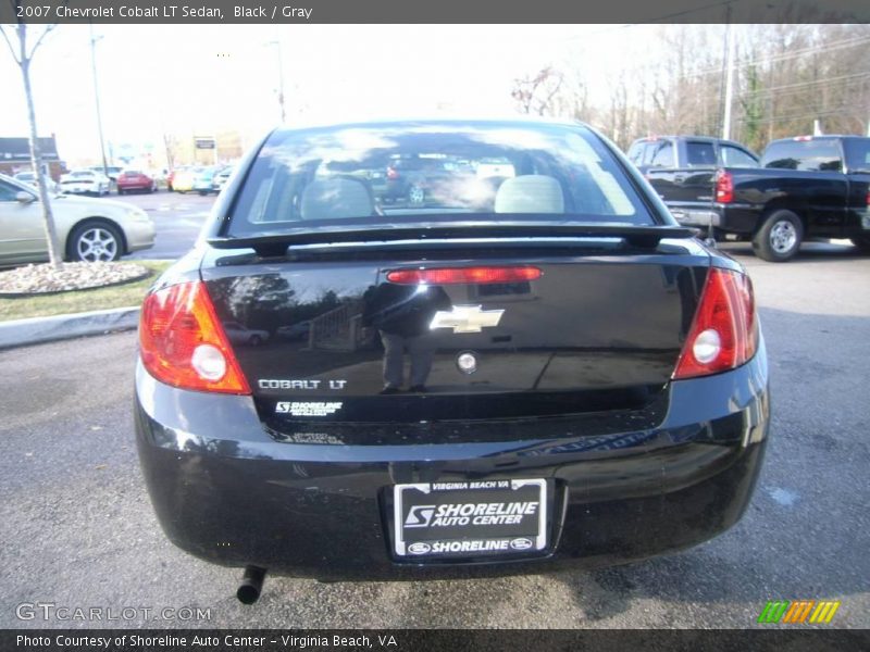 Black / Gray 2007 Chevrolet Cobalt LT Sedan