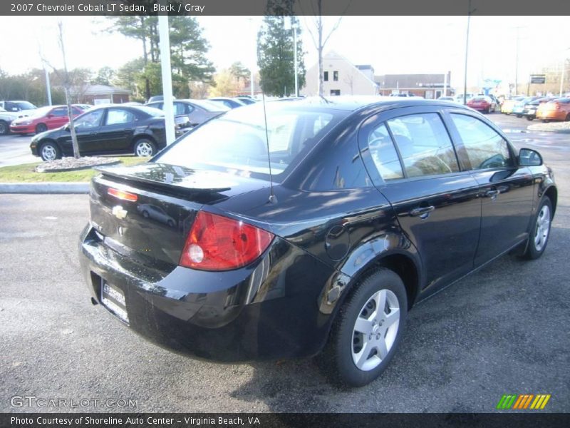 Black / Gray 2007 Chevrolet Cobalt LT Sedan