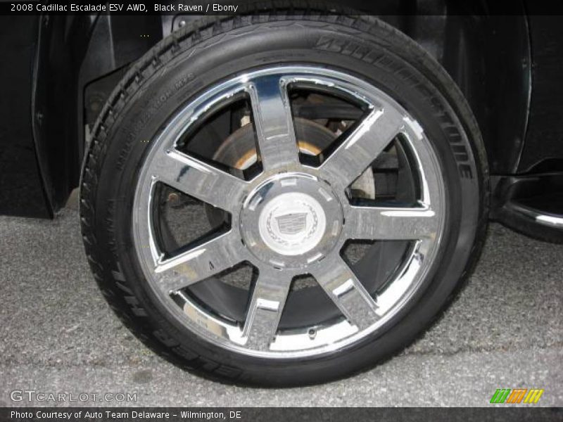 Black Raven / Ebony 2008 Cadillac Escalade ESV AWD
