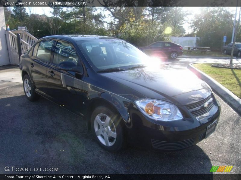 Black / Gray 2007 Chevrolet Cobalt LT Sedan