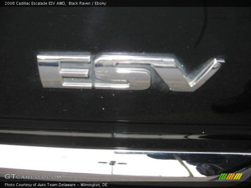 Black Raven / Ebony 2008 Cadillac Escalade ESV AWD