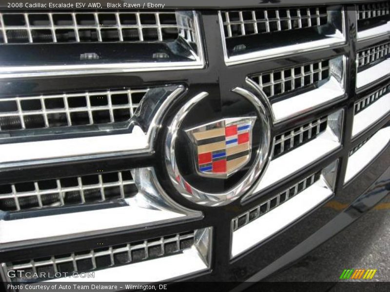 Black Raven / Ebony 2008 Cadillac Escalade ESV AWD