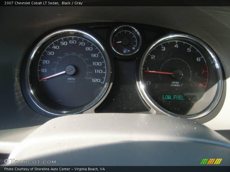 Black / Gray 2007 Chevrolet Cobalt LT Sedan