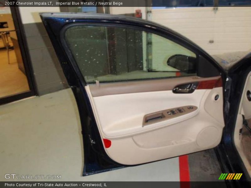 Imperial Blue Metallic / Neutral Beige 2007 Chevrolet Impala LT
