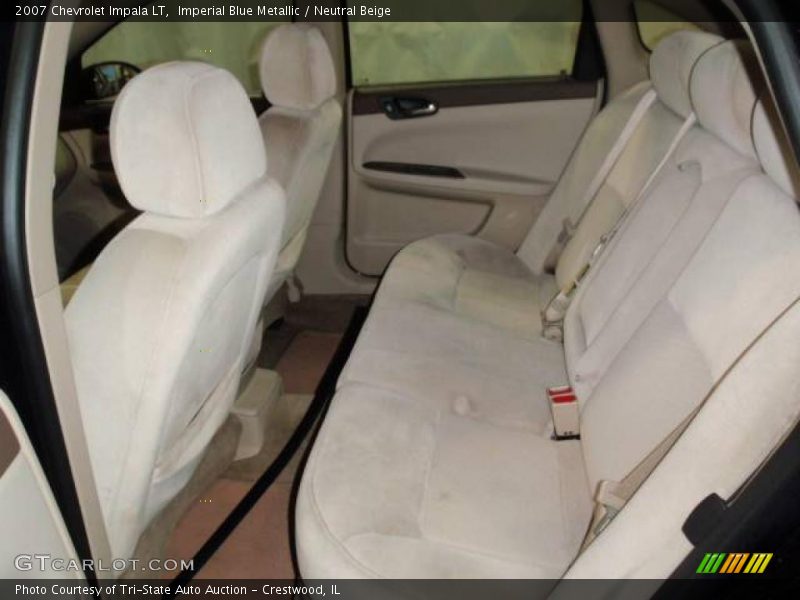 Imperial Blue Metallic / Neutral Beige 2007 Chevrolet Impala LT