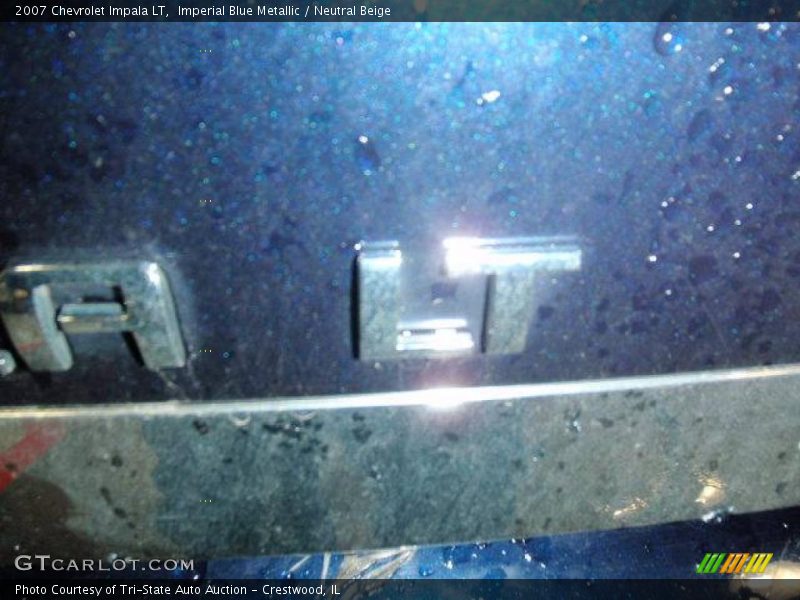 Imperial Blue Metallic / Neutral Beige 2007 Chevrolet Impala LT