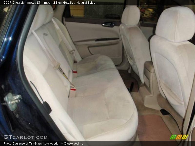 Imperial Blue Metallic / Neutral Beige 2007 Chevrolet Impala LT