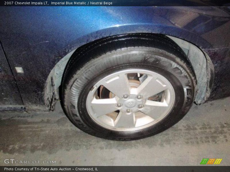 Imperial Blue Metallic / Neutral Beige 2007 Chevrolet Impala LT