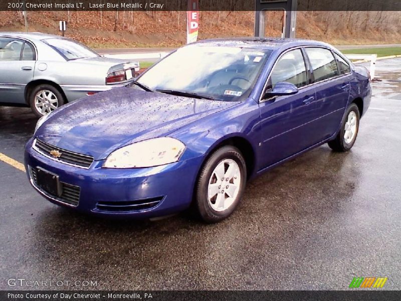 Laser Blue Metallic / Gray 2007 Chevrolet Impala LT