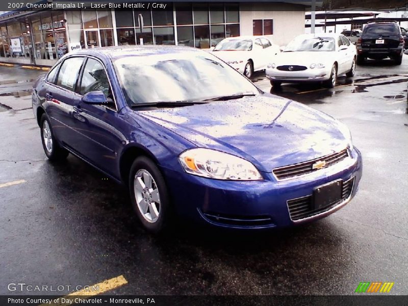 Laser Blue Metallic / Gray 2007 Chevrolet Impala LT