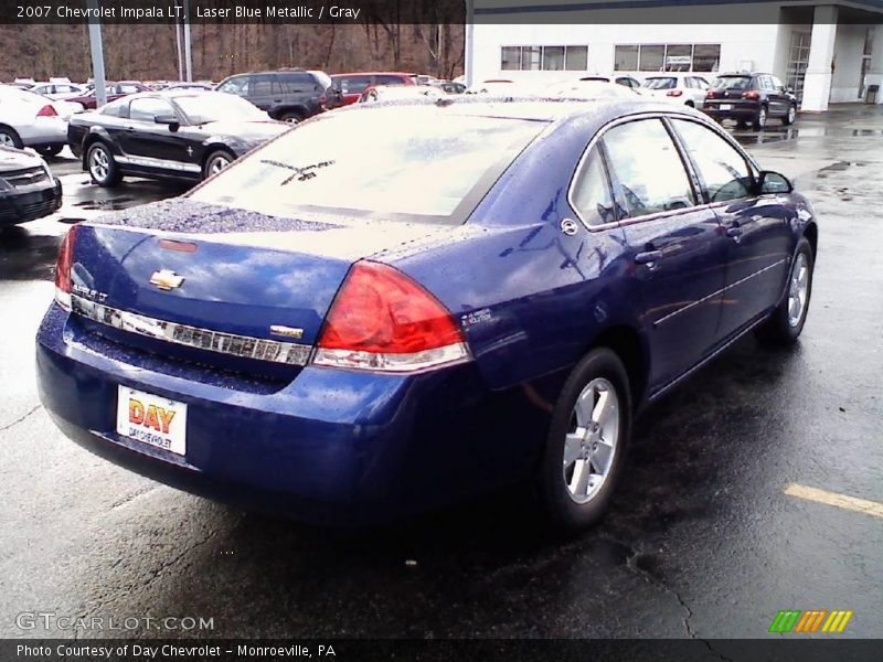 Laser Blue Metallic / Gray 2007 Chevrolet Impala LT