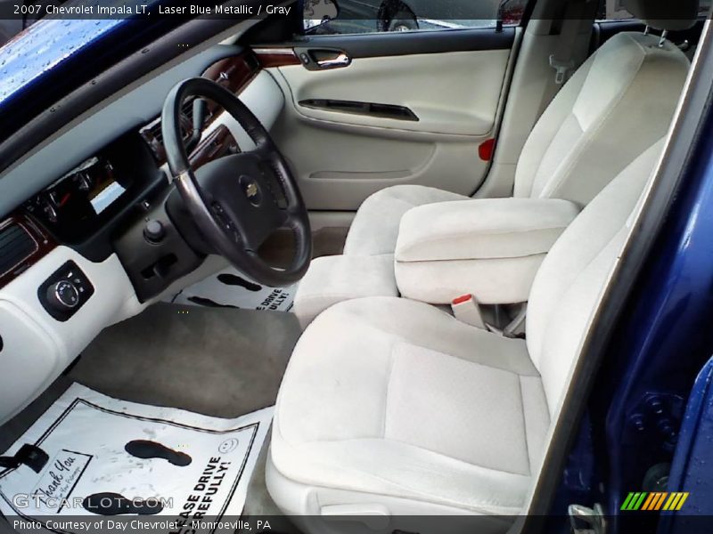 Laser Blue Metallic / Gray 2007 Chevrolet Impala LT