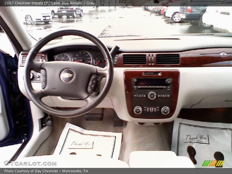 Laser Blue Metallic / Gray 2007 Chevrolet Impala LT