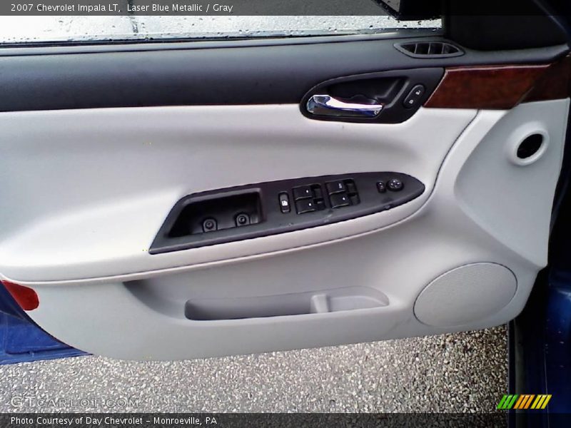 Laser Blue Metallic / Gray 2007 Chevrolet Impala LT