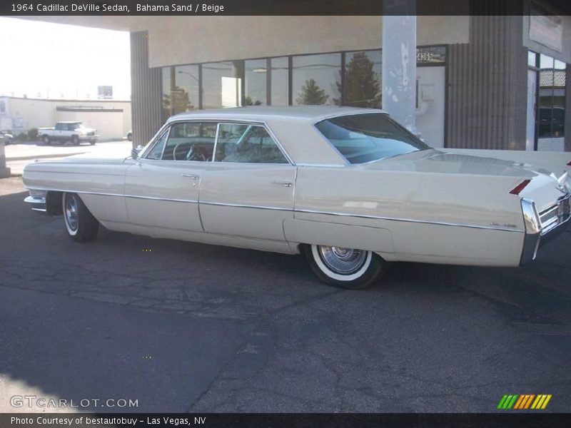 Bahama Sand / Beige 1964 Cadillac DeVille Sedan