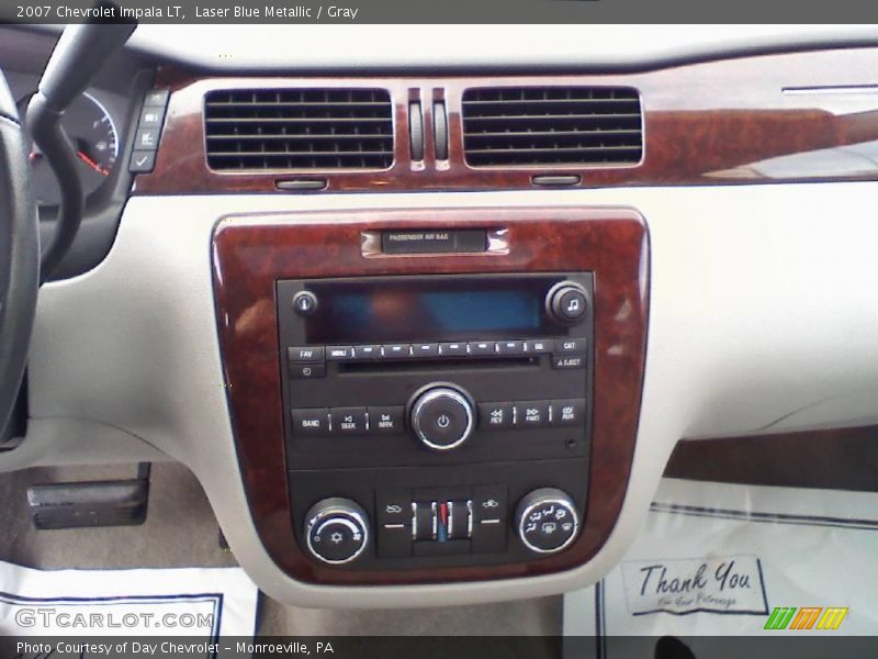 Laser Blue Metallic / Gray 2007 Chevrolet Impala LT