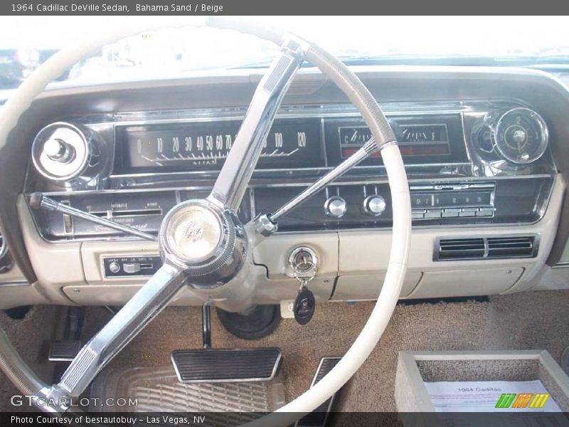 Bahama Sand / Beige 1964 Cadillac DeVille Sedan
