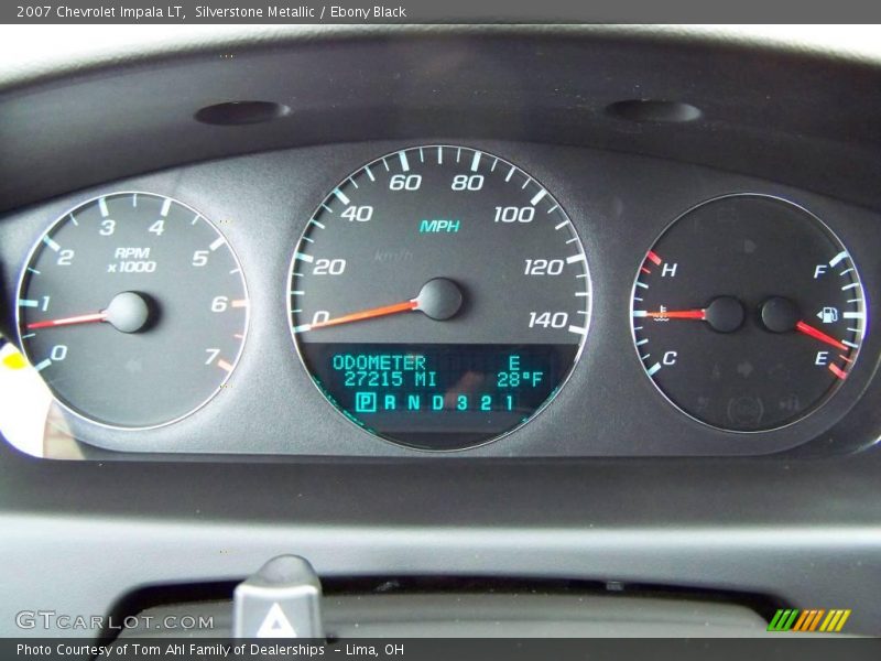 Silverstone Metallic / Ebony Black 2007 Chevrolet Impala LT