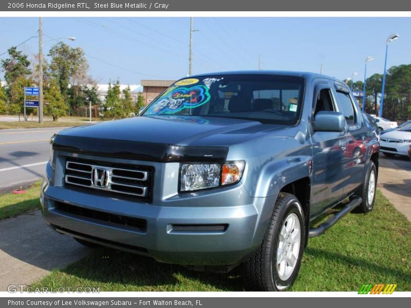 Steel Blue Metallic / Gray 2006 Honda Ridgeline RTL