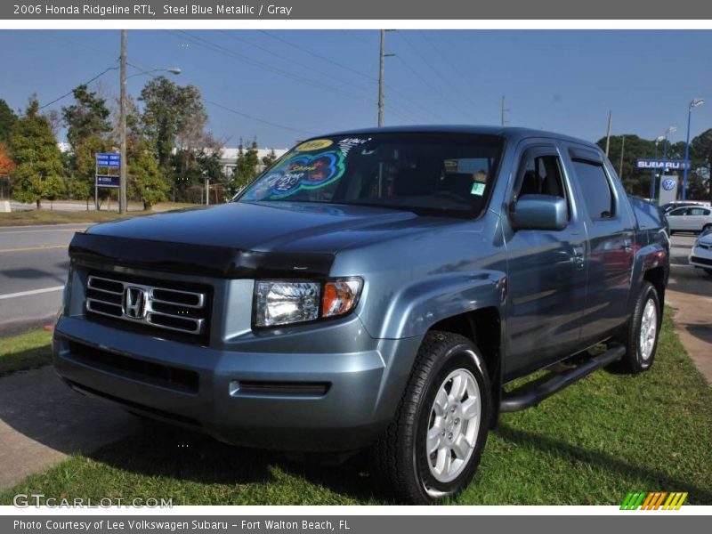 Steel Blue Metallic / Gray 2006 Honda Ridgeline RTL