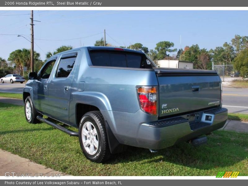 Steel Blue Metallic / Gray 2006 Honda Ridgeline RTL