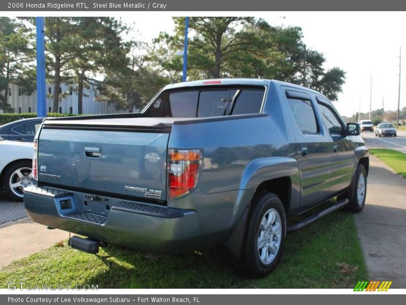 Steel Blue Metallic / Gray 2006 Honda Ridgeline RTL