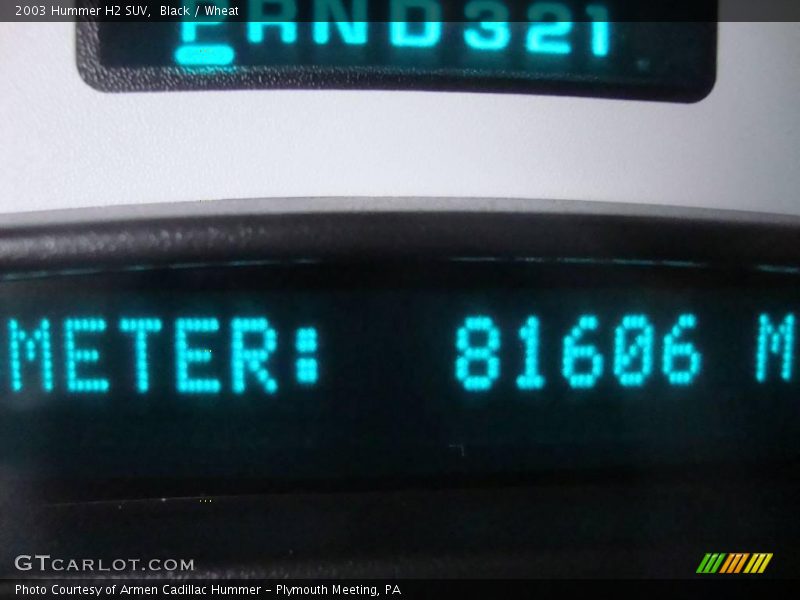 Black / Wheat 2003 Hummer H2 SUV