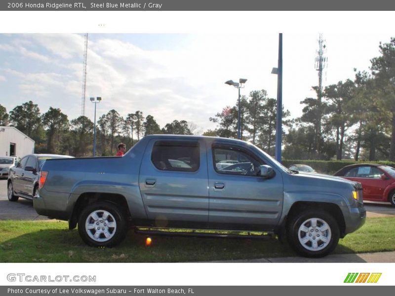 Steel Blue Metallic / Gray 2006 Honda Ridgeline RTL