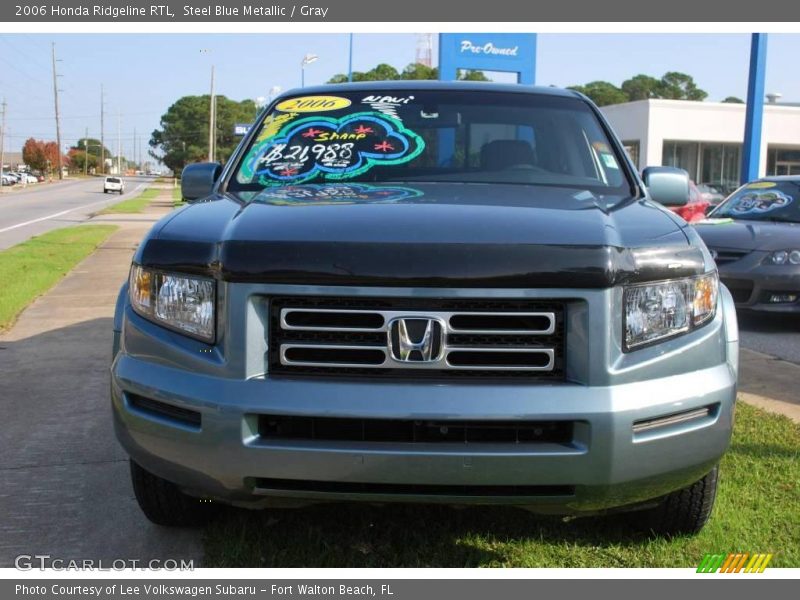 Steel Blue Metallic / Gray 2006 Honda Ridgeline RTL