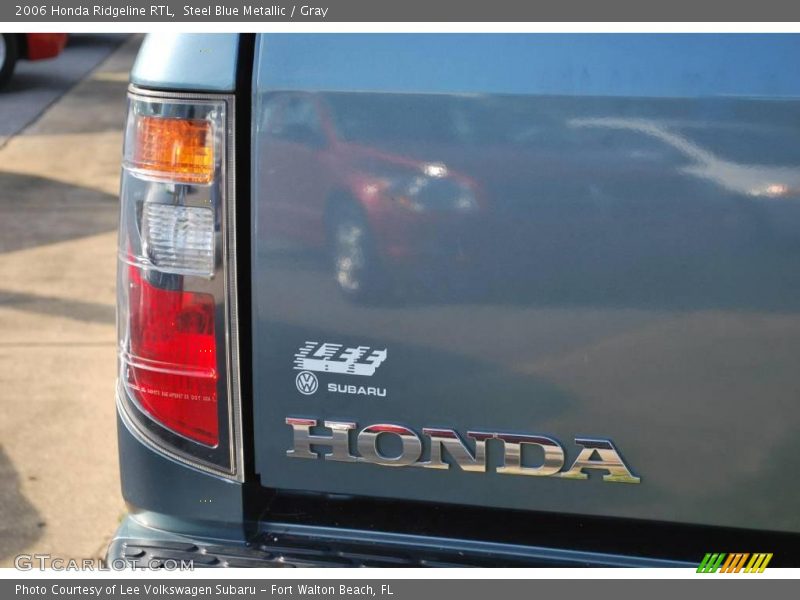 Steel Blue Metallic / Gray 2006 Honda Ridgeline RTL