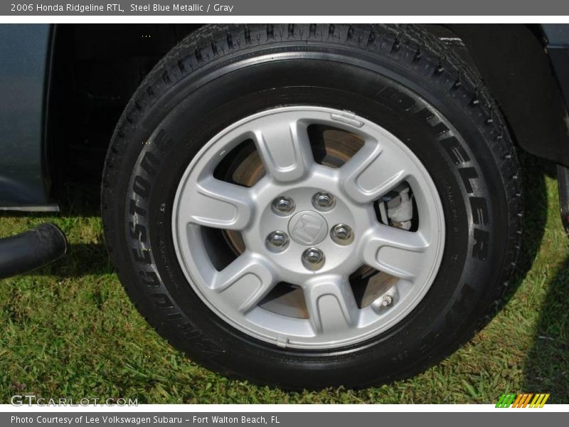 Steel Blue Metallic / Gray 2006 Honda Ridgeline RTL
