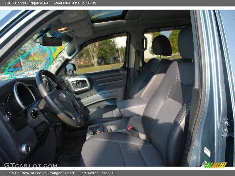 Steel Blue Metallic / Gray 2006 Honda Ridgeline RTL