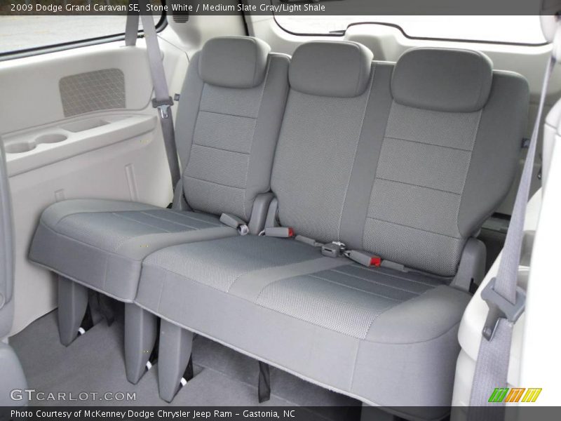 Stone White / Medium Slate Gray/Light Shale 2009 Dodge Grand Caravan SE