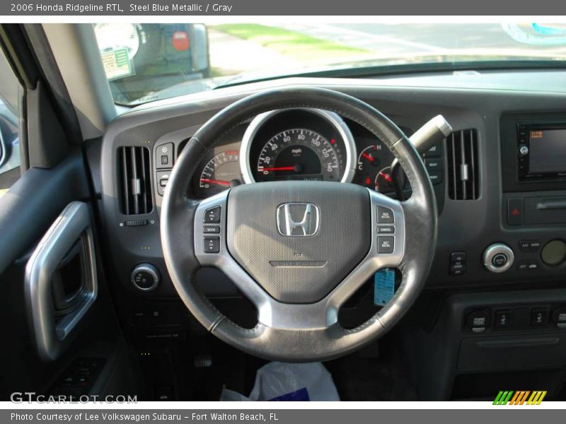 Steel Blue Metallic / Gray 2006 Honda Ridgeline RTL
