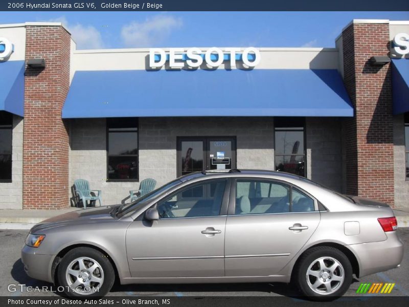Golden Beige / Beige 2006 Hyundai Sonata GLS V6