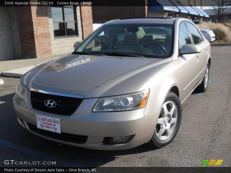 Golden Beige / Beige 2006 Hyundai Sonata GLS V6